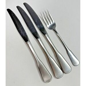 Oneida USA Colonial Boston Minuteman Fiddle Stainless Flatware Replacement 4 pc
